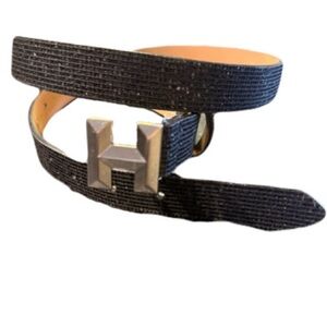 Tommy Hilfiger Tan Synthetic Leather Belt